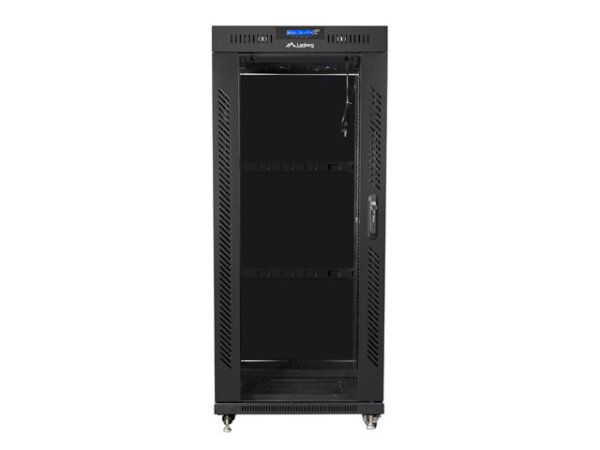 Lanberg FF01-8822-12BL Rack 22U Freistehendes Gestell Schwarz