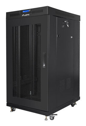Lanberg FF01-8822-23BL Rack 22U Freistehendes Gestell Schwarz