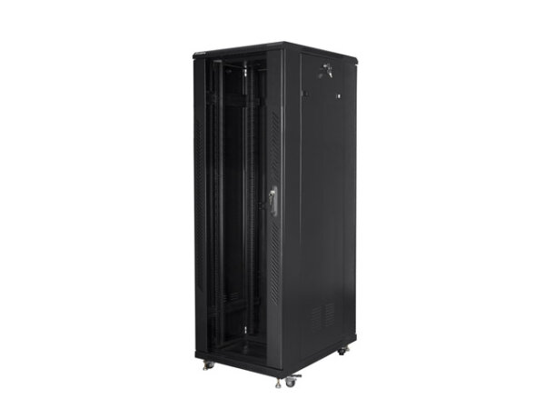 Lanberg FF01-8847-12B Rack 47U Freistehendes Gestell Schwarz