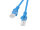 Lanberg PCU6-10CC-0050-B Netzwerkkabel Blau 0,5 m Cat6 U/UTP (UTP)