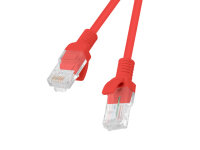 Lanberg PCU6-10CC-0050-R Netzwerkkabel Rot 0,5 m Cat6...