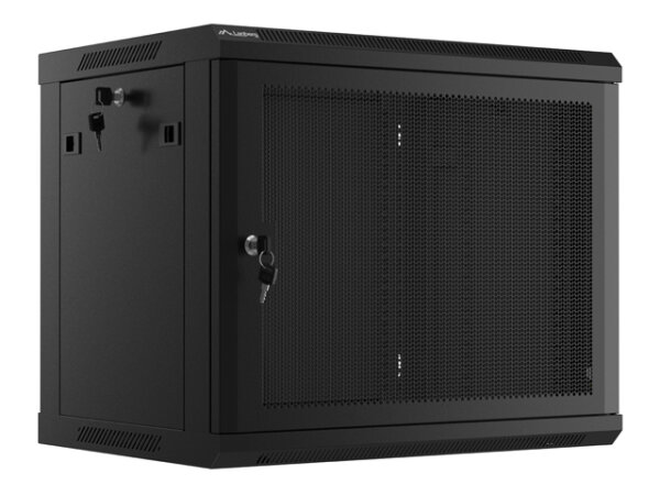 Lanberg WF01-6409-23B Rack 9U Wandmontiertes Regal Schwarz