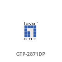 LevelOne PoE+Switch 24xGE PoE/4x10GSFP+  440W 19" Managed L3