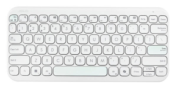 ASUS Marshmallow Keyboard KW100 Tastatur Haus Bluetooth QWERTZ Deutsch Weiß