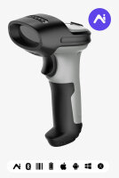 Inateck BCST-70-AI Tragbares Barcodelesegerät 1D...
