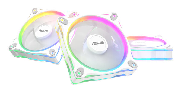 ASUS Prime MR120 Fan ARGB Reverse White 3in1 Computergehäuse Ventilator 12 cm Weiß 3 Stück(e)