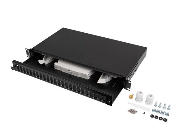 Lanberg FOP1-24SD-LQB Patch Panel 1U