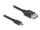 DeLOCK 81518 USB Kabel USB 2.0 1 m Micro-USB B USB A Schwarz