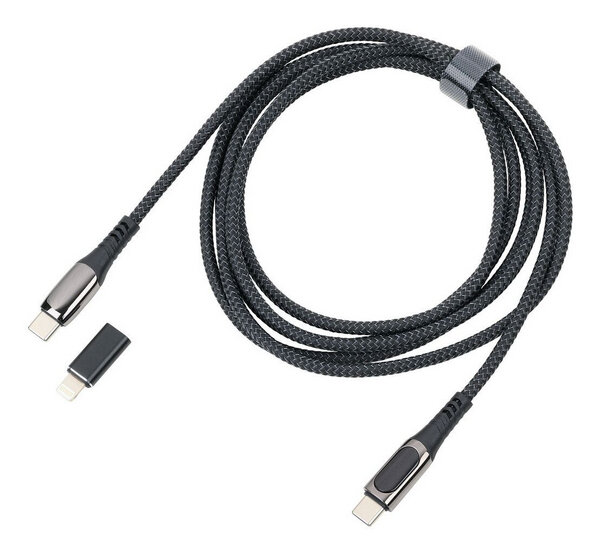 TROIKA CBL20/BK USB Kabel 2 m USB C USB C/Lightning Schwarz