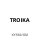 TROIKA Schlüsselanhänger PATENT black chrome