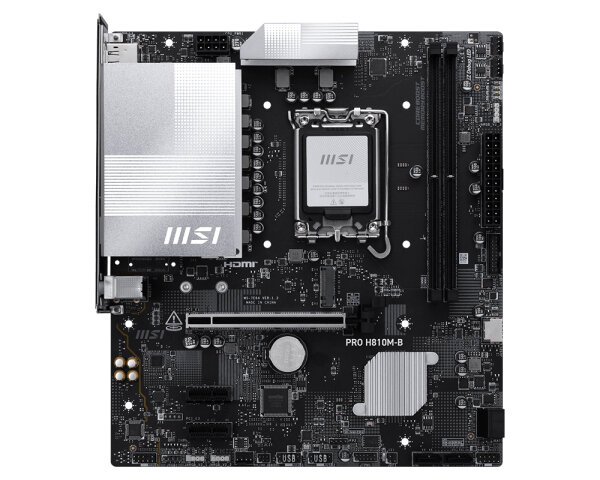 MSI PRO H810M-B Motherboard Intel H810 LGA 1851 (Socket V1) micro ATX
