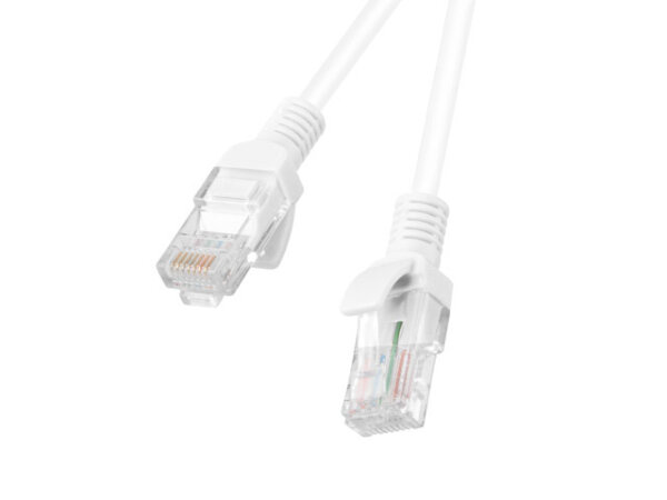 Lanberg PCU6-10CC-0100-W Netzwerkkabel Weiß 1 m Cat6 U/UTP (UTP)