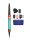 Dyson Airwrap i.d. Multistyler Warm Schwarz, Orange, Türkis 1300 W 2,675 m