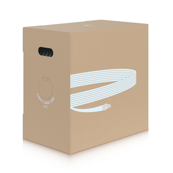 Ubiquiti UACC-Cable-C6A-CMP Netzwerkkabel Weiß 305 m Cat6a U/UTP (UTP)
