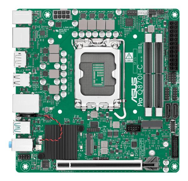 ASUS PRO Q870I-C-CSM Intel Q870 LGA 1851 (Socket V1) mini ITX