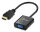 MediaRange HDMI auf VGA (HD15) Video Konverter, 20cm, Schwarz