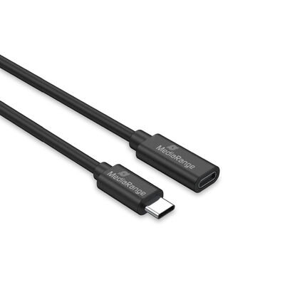 MediaRange MRCS245 USB Kabel USB 3.2 Gen 1 (3.1 Gen 1) 2 m USB C Schwarz