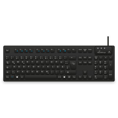 MediaRange MROS273 Tastatur Heimbüro USB QWERTZ Deutsch Schwarz