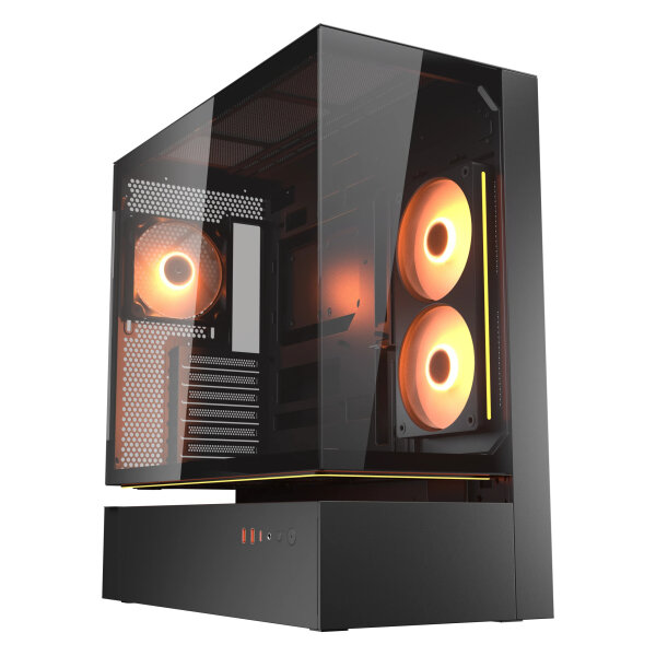 COUGAR Gehäuse Midi-Tower, CFV235, ARGB, Glas, Schwarz