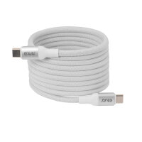CLUB3D CLUB 3D USB-C Magnetic-Coil Cable White USB Kabel...
