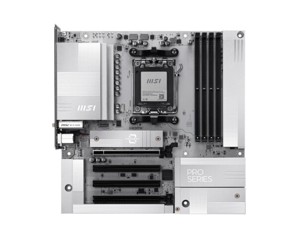 MSI AM5 PRO B850M-A WIFI PZ M-ATX AMD B850 Sockel AM5 micro ATX