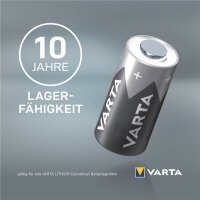VARTA Lithium Cylindrical 2CR5 Batterie (1er Pack)