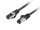 Lanberg PCF8-10CU-0025-BK Netzwerkkabel Schwarz 0,25 m Cat8.1 S/FTP (S-STP)