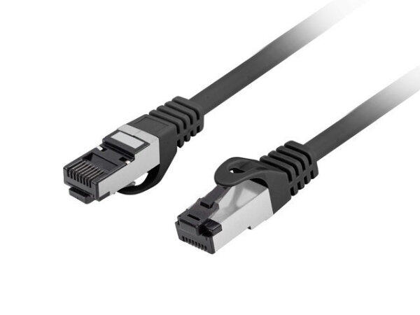 Lanberg PCF8-10CU-0050-BK Netzwerkkabel Schwarz 0,5 m Cat8.1 S/FTP (S-STP)