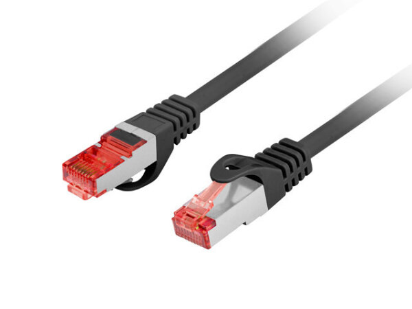 Lanberg PCF6-10CU-0025-BK Netzwerkkabel Schwarz 0,25 m Cat6 F/UTP (FTP)
