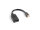 Lanberg AD-0003-BK DisplayPort-Kabel 0,12 m Mini DisplayPort Schwarz