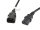 Lanberg CA-C13E-11CC-0030-BK Stromkabel Schwarz 3 m C13-Koppler C14-Koppler