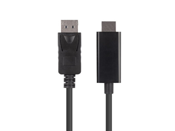 Lanberg CA-DPHD-11CC-0010-BK Kabeladapter DisplayPort HDMI Schwarz
