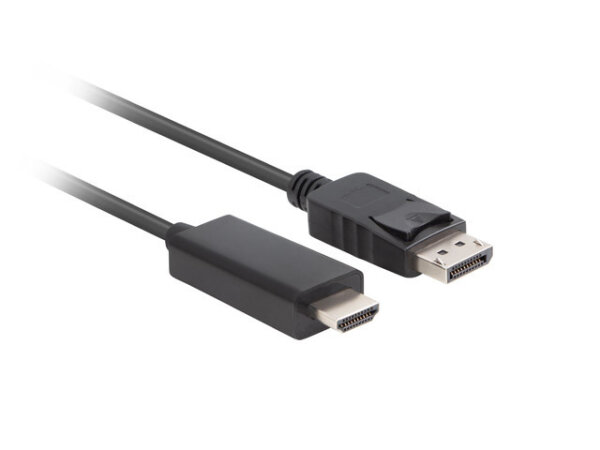 Lanberg CA-DPHD-11CC-0050-BK Kabeladapter DisplayPort HDMI Schwarz