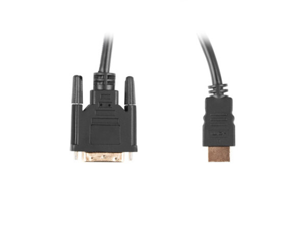 Lanberg CA-HDDV-20CU-0030-BK Videokabel-Adapter 3 m HDMI Typ A (Standard) DVI-D Schwarz