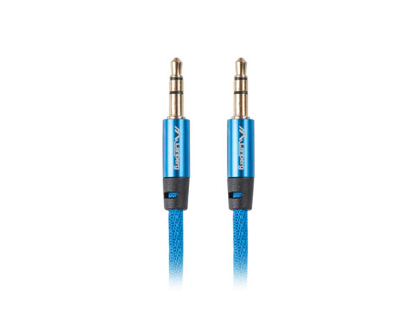 Lanberg CA-MJMJ-10CU-0030-BL Audio-Kabel 3 m 3.5mm Blau