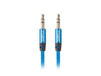 Lanberg CA-MJMJ-10CU-0030-BL Audio-Kabel 3 m 3.5mm Blau
