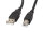 Lanberg CA-USBA-11CC-0005-BK USB Kabel USB 2.0 0,5 m USB B Schwarz