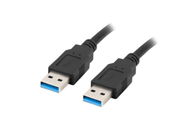 Lanberg CA-USBA-30CU-0005-BK USB Kabel USB 3.2 Gen 1 (3.1 Gen 1) 0,5 m Schwarz