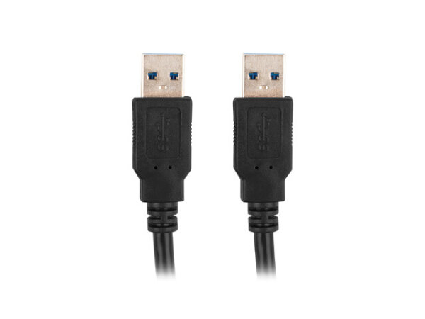Lanberg CA-USBA-30CU-0018-BK USB Kabel USB 3.2 Gen 1 (3.1 Gen 1) 1,8 m Schwarz