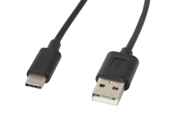 Lanberg CA-USBO-10CC-0018-BK USB Kabel USB 2.0 1,8 m USB A USB C Schwarz