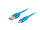 Lanberg CA-USBO-21CU-0010-BL USB Kabel USB 2.0 1 m USB A USB C Blau