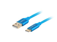 Lanberg CA-USBO-22CU-0010-BL USB Kabel USB 2.0 1 m USB C...