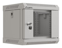 Lanberg WF11-3304-10S Rack 4U Wandmontiertes Regal Grau