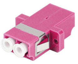 Lanberg FA-LCUP-MD41-0001-VT LWL-Steckverbinder LC 1 Stück(e) Violett, Weiß