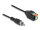 DeLOCK Kabel Cinch Stecker zu Terminalblock Adapter mit Drucktaster 15 cm