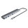 Manhattan 181167 laptop-dockingstation & portreplikator Kabelgebunden USB 3.2 Gen 2 (3.1 Gen 2) Type-C Grau