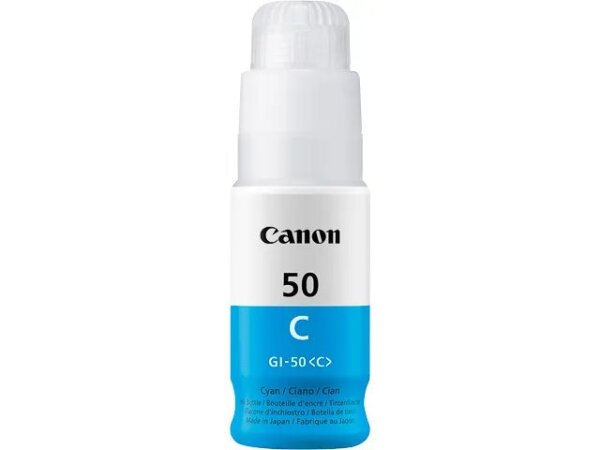 Canon GI-50 C, Hohe Reichweite, Tintenflasche, Cyan