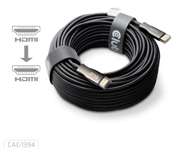 CLUB3D CAC-1394 HDMI-Kabel 100 m HDMI Typ A (Standard) Schwarz