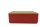 Alessi BG03 R Mattina Brotkasten, Stahl, Bambusholz, rot, one Size