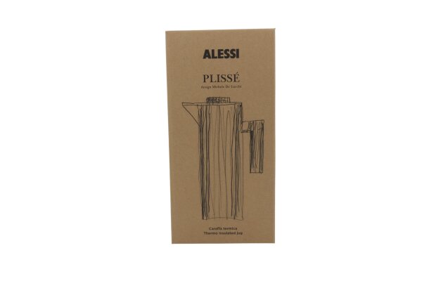 Alessi Plissé, Isolierkanne schwarz